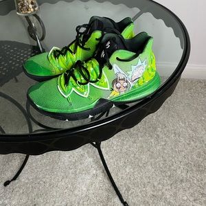 rick and morty basketball shoes